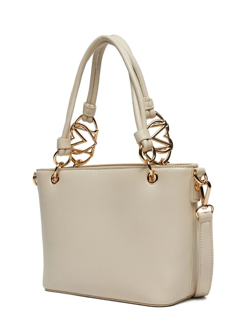 LOVE CHAIN STRAP Bolsa de compras con bandolera Marfil - Bolsos Mujer