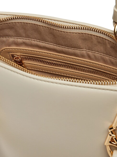 LOVE CHAIN STRAP Bolsa de compras con bandolera Marfil - Bolsos Mujer