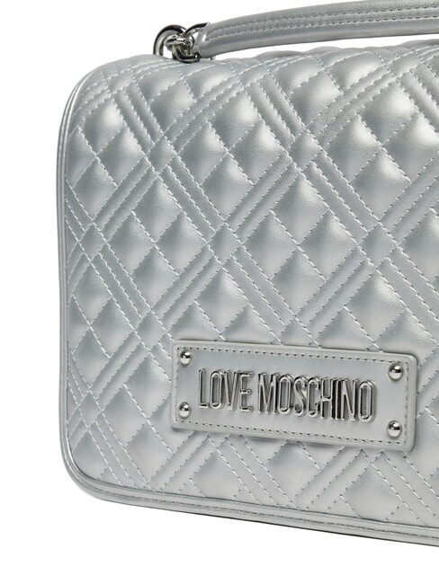 BOLD LOVE Bolso de hombro con asas de cadena plata - Bolsos Mujer