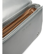 LOVE MOSCHINO BOLD LOVE Bolso de hombro con asas de cadena plata - Bolsos Mujer - 4