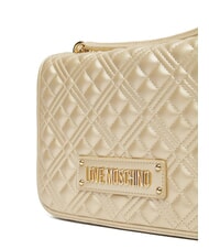 LOVE MOSCHINO BOLD LOVE Bolso de hombro con asas de cadena oro - Bolsos Mujer - 3