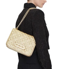 LOVE MOSCHINO BOLD LOVE Bolso de hombro con asas de cadena oro - Bolsos Mujer - 5