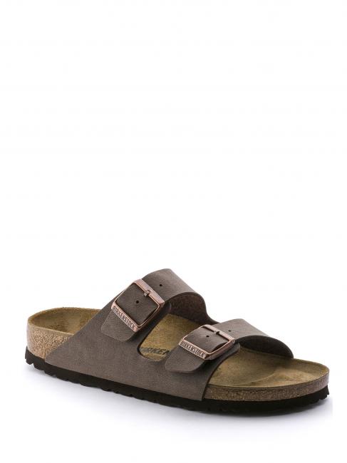 ARIZONA BIRKO-FLOR NUBUK Sandalia zapatilla moca - Zapatos unisex