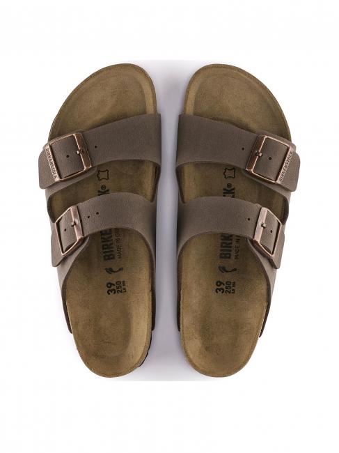 ARIZONA BIRKO-FLOR NUBUK Sandalia zapatilla moca - Zapatos unisex