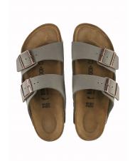 BIRKENSTOCK ARIZONA Sandalia nobuk piedra - Zapatos Hombre - 3