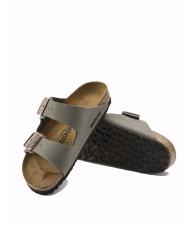 BIRKENSTOCK ARIZONA Sandalia nobuk piedra - Zapatos Hombre - 5