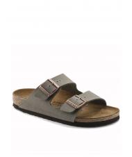 BIRKENSTOCK ARIZONA Sandalia nobuk piedra - Zapatos Hombre - 4