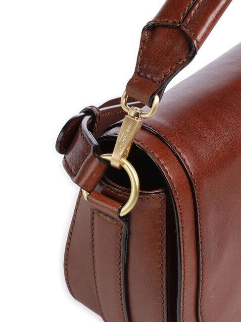 ILARIA Bolso de hombro de piel BROWN - Bolsos Mujer