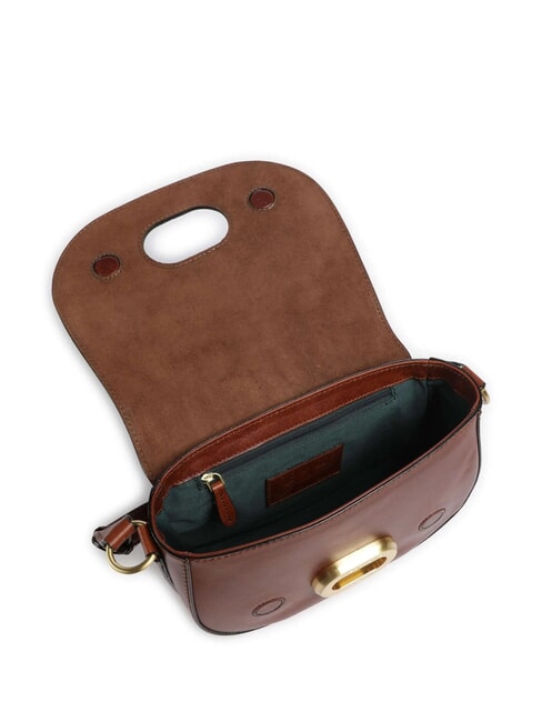 ILARIA Bolso de hombro de piel BROWN - Bolsos Mujer