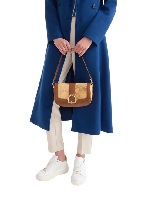 VALLEY GEO Bolso de hombro con correa para el hombro casta&ntilde;a - Bolsos Mujer