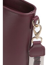 MARIO VALENTINO ZERO RE Bolsa de compras con bandolera con logotipo ciruela pasa - Bolsos Mujer - 3