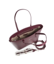 MARIO VALENTINO ZERO RE Bolsa de compras con bandolera con logotipo ciruela pasa - Bolsos Mujer - 4