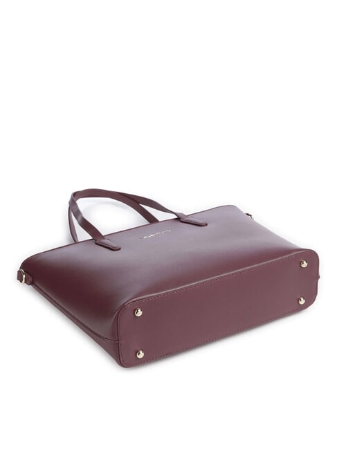 ZERO RE Bolsa de compras con bandolera con logotipo ciruela pasa - Bolsos Mujer