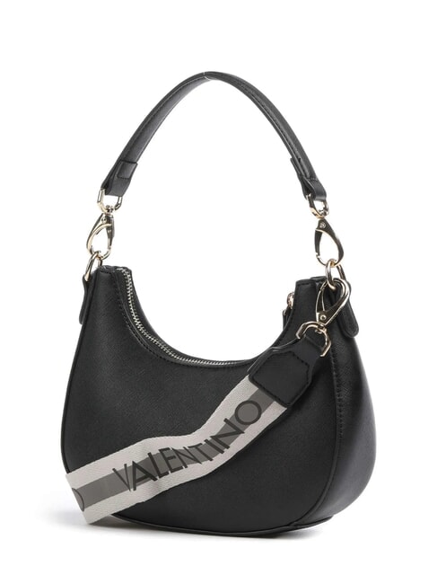 ZERO RE Bolso de hombro con correa de hombro con logotipo negro - Bolsos Mujer