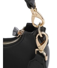 MARIO VALENTINO ZERO RE Bolso de hombro con correa de hombro con logotipo negro - Bolsos Mujer - 3