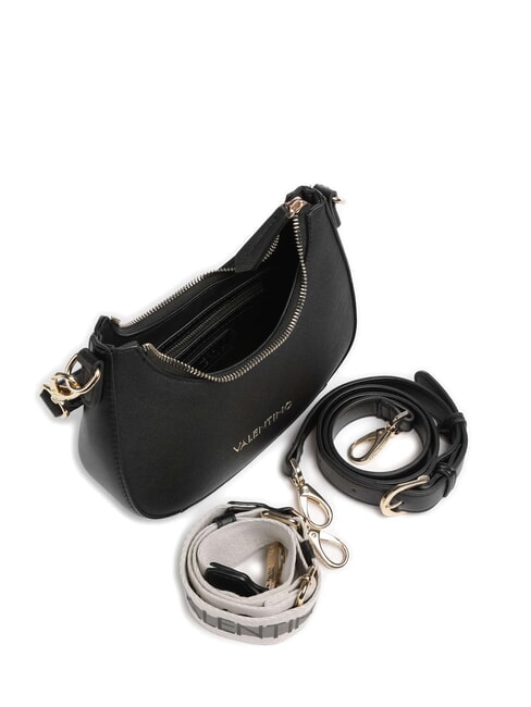 ZERO RE Bolso de hombro con correa de hombro con logotipo negro - Bolsos Mujer