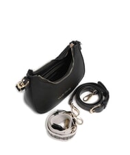 MARIO VALENTINO ZERO RE Bolso de hombro con correa de hombro con logotipo negro - Bolsos Mujer - 4