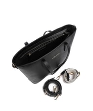 MARIO VALENTINO ZERO RE Bolsa de compras con bandolera con logotipo negro - Bolsos Mujer - 4