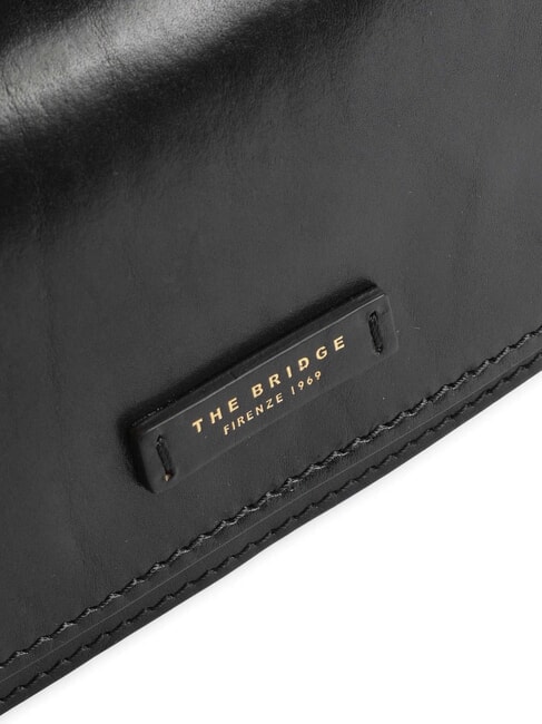 RUSTICI Bolso bandolera de piel Oro negro - Bolsos Mujer