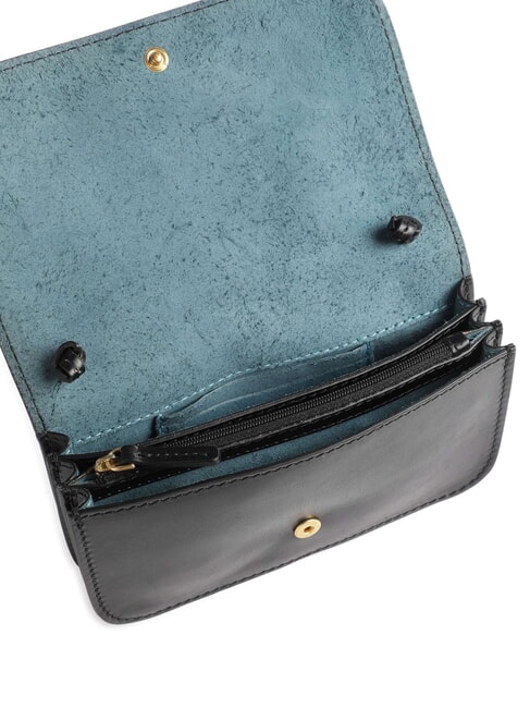 RUSTICI Bolso bandolera de piel Oro negro - Bolsos Mujer