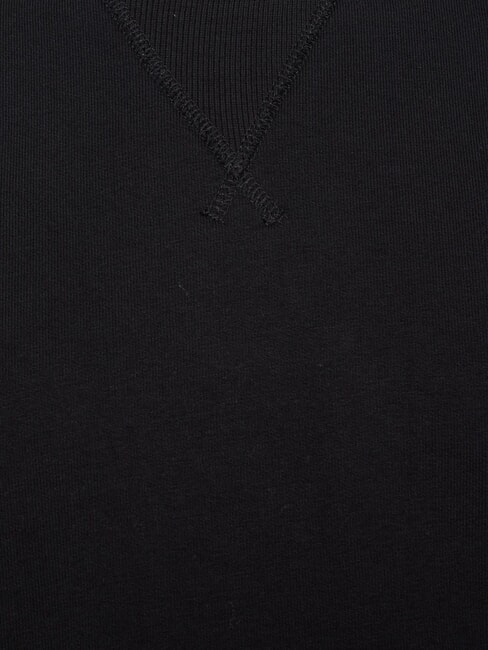 EMBRO ON SLEEVE  Sudadera de mezcla de algodón jetbla - Sudaderas