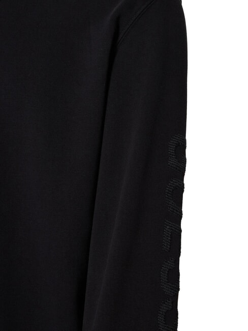 EMBRO ON SLEEVE  Sudadera de mezcla de algod&oacute;n jetbla - Sudaderas