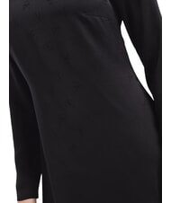 CALVIN KLEIN CK JEANS Vestido corto con mangas largas y logotipo completo. AOP floral negro tonal - Ropa de mujer - 3