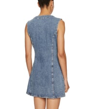CALVIN KLEIN CK JEANS Vestido corto vaquero con sisas - Ropa de mujer