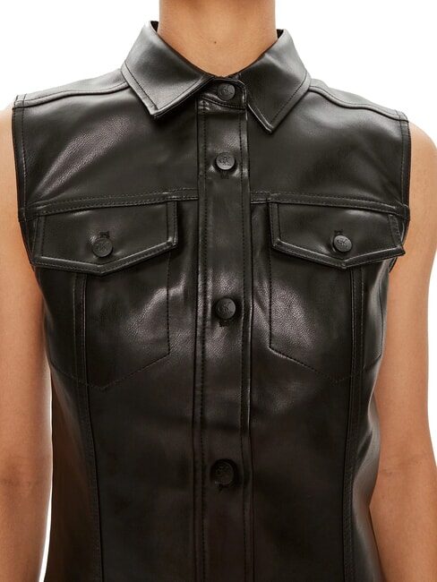 CK JEANS Vestido sin mangas hasta la rodilla ck negro - Ropa de mujer