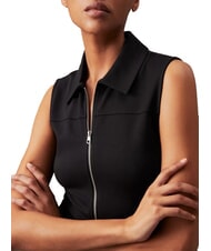 CALVIN KLEIN CK JEANS Vestido corto con sisas con cremallera completa ck negro - Ropa de mujer - 3