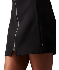 CALVIN KLEIN CK JEANS Vestido corto con sisas con cremallera completa ck negro - Ropa de mujer - 4