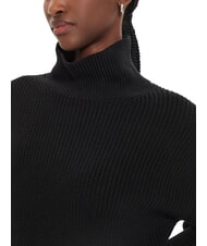 CALVIN KLEIN CK JEANS Vestido corto de cuello alto de gran tama&ntilde;o ck negro - Ropa de mujer - 3