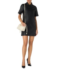 CALVIN KLEIN CK JEANS Vestido camisero corto con botones ck negro - Ropa de mujer - 4