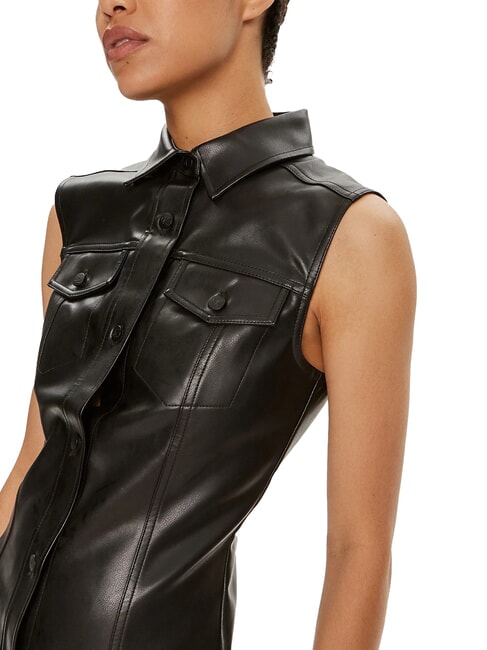 CK JEANS Vestido sin mangas hasta la rodilla ck negro - Ropa de mujer