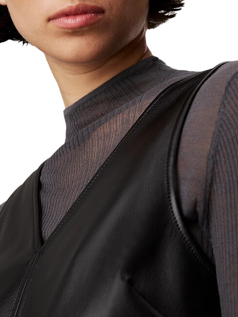 CK JEANS Vestido corto sin mangas ck negro - Ropa de mujer