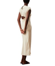 CALVIN KLEIN CK Vestido midi con aberturas laterales - Ropa de mujer