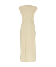 CALVIN KLEIN CK Vestido midi con aberturas laterales ceniza de madera - Ropa de mujer - 5