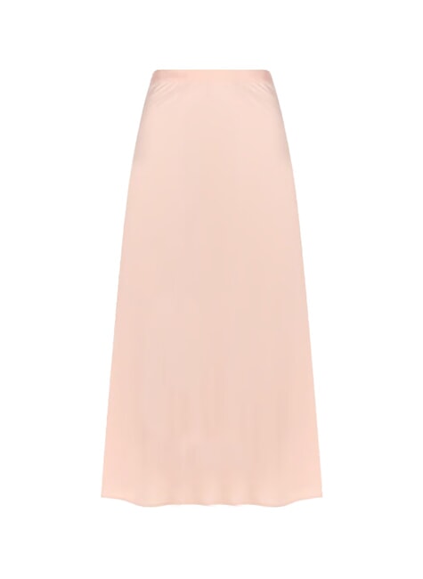 CK Falda larga brillante rubor de pétalos - Faldas de mujer