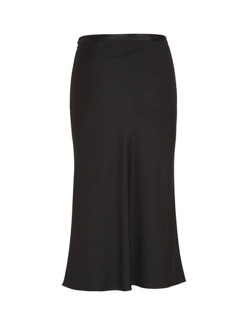 CK Falda larga brillante ck negro - Faldas de mujer