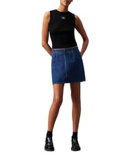 CALVIN KLEIN CK JEANS Camiseta sin mangas acanalada ck negro - camiseta - 3