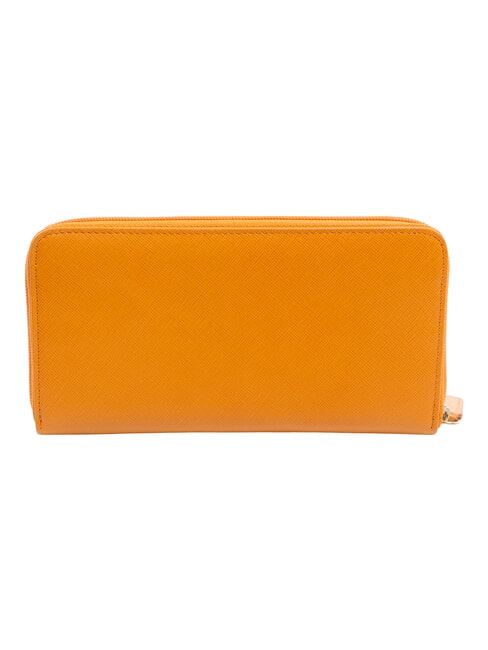 CRAYON Cartera de cuero NARANJA - Carteras Mujer