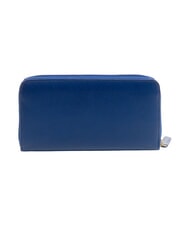 PIQUADRO CRAYON Cartera de cuero azul - Carteras Mujer - 3