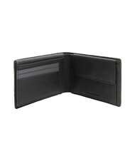 PIQUADRO TALLIN Cartera de piel con solapa y monedero negro - Carteras Hombre - 3