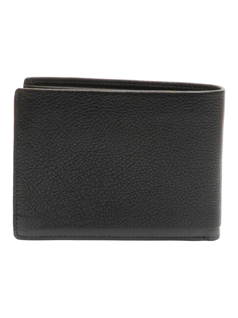 TALLIN Billetera de cuero negro - Carteras Hombre