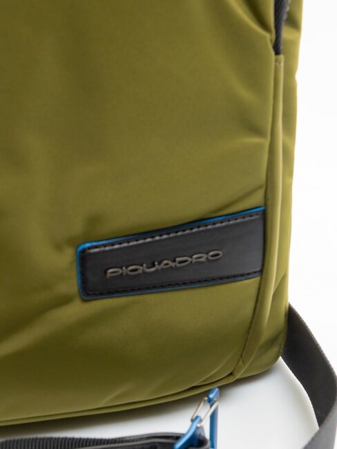 PQ-RY Malet&iacute;n delgado para computadora port&aacute;til de 14" verde negro - Maletines de Trabajo