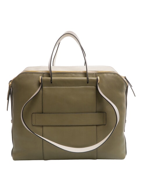 CIRCLE  CIRCLE Bolso multifuncional de piel VERDE / BEIGE - Maletines de Trabajo