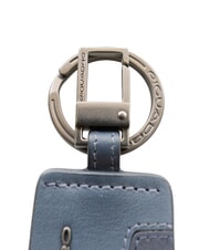 PIQUADRO HAKONE Llavero de cuero con dije azul - Llaveros - 3