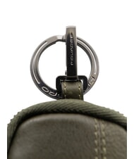 PIQUADRO RONNIE  Estuche de cuero para llaves/monedas VERDE - Llaveros - 3