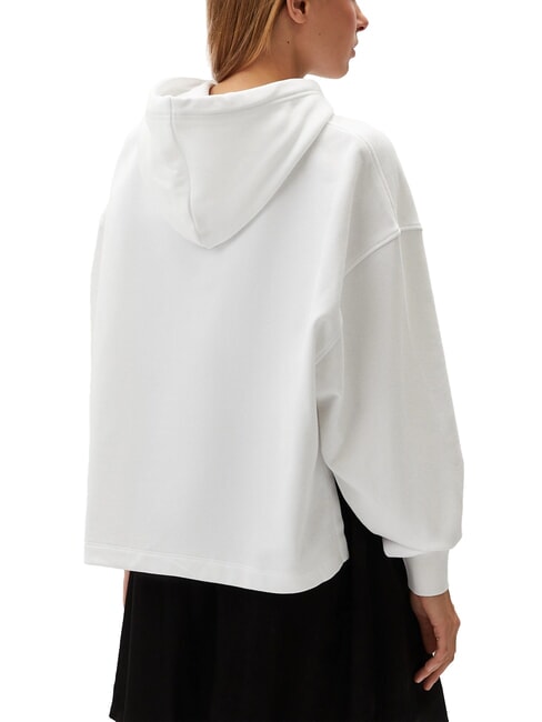 CK JEANS Sudadera con estampado blanco brillante - Sudaderas de mujer