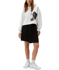 CALVIN KLEIN CK JEANS Sudadera con estampado blanco brillante - Sudaderas de mujer - 5